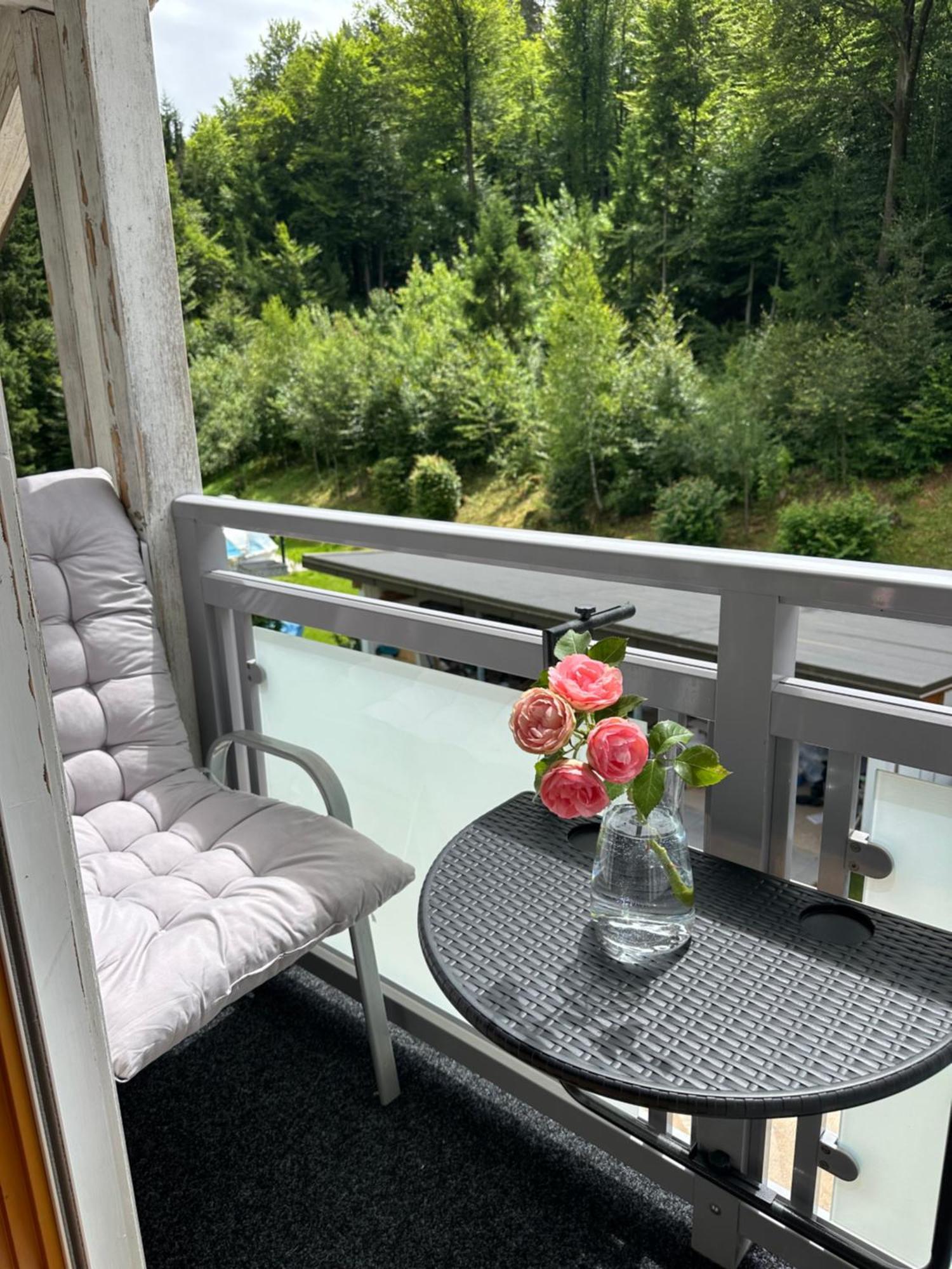 Ferienwohnung Waldblick, Faaker See Oberaichwald  Exteriör bild