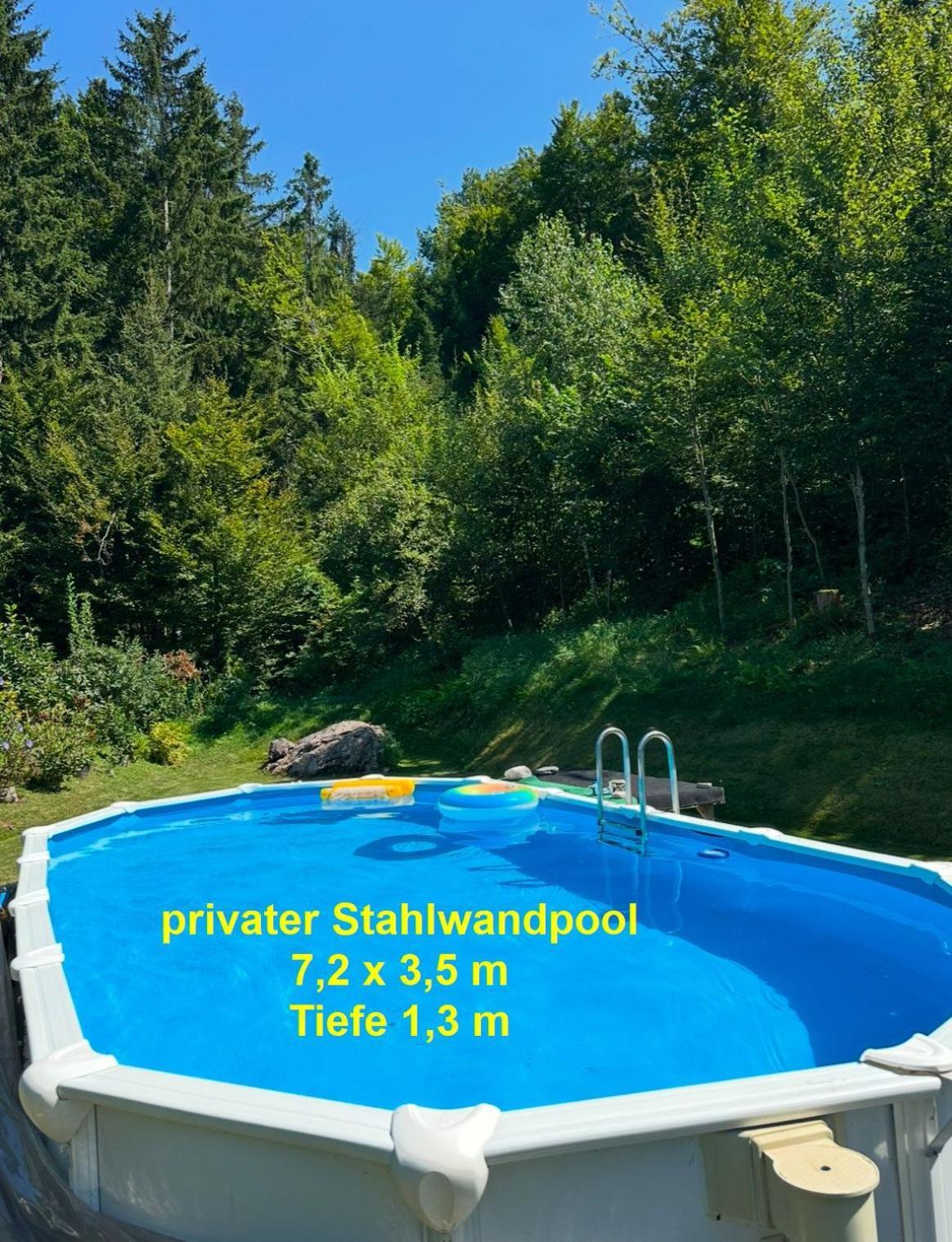Ferienwohnung Waldblick, Faaker See Oberaichwald  Exteriör bild